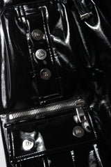 Dolce & Gabbana Black High Waist Cargo Bootcut Pants