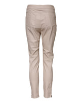 Elisabetta Franchi Beige High Waist Tapered Pants