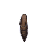 Ganni Brown Polyethylene Mules