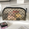 New Ins Heart Velvet Makeup Bag for Girls (Large Capacity)