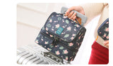 Large Capacity Waterproof Makeup Bag with Print