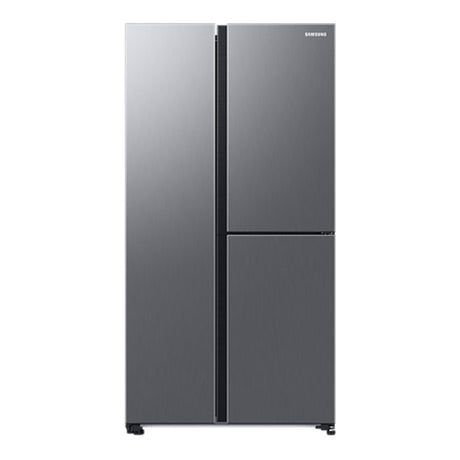 RÉFRIGÉRATEUR SAMSUNG RH69 ARMOIRE, 645L, E, TWIN COOLING PLUS, NO FROST, TECHNOLOGIE SPACE MAX, CONVERSION INTELLIGENTE, DOUBLE MACHINE À GLAÇONS AUTOMATIQUE, VITRINE DE BOISSONS, HxLxP 1,78x0,91x0,72, INOX