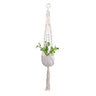 Handwoven Cotton Rope Hanging Planter Basket