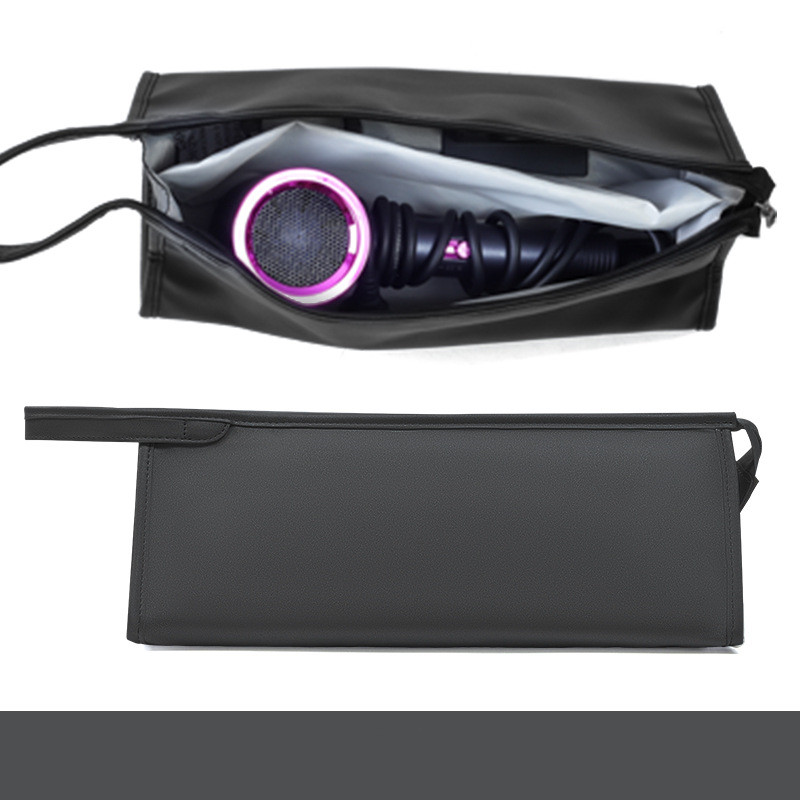 Travel Portable Hair Dryer Storage Bag – PU Organizer Case