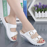 Genuine Leather Thick-Soled Outdoor Sandals