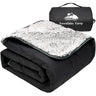 KawaGebo Kamp Sherpa Warm Outdoor Camping Blanket - Waterproof Stadium Blanket for Cold Weather Camp Sports Mom and Concert - Camping Quilt