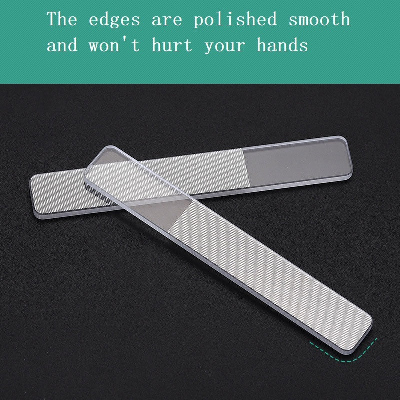 Portable Nano Glass Nail File Polishing Tool Set