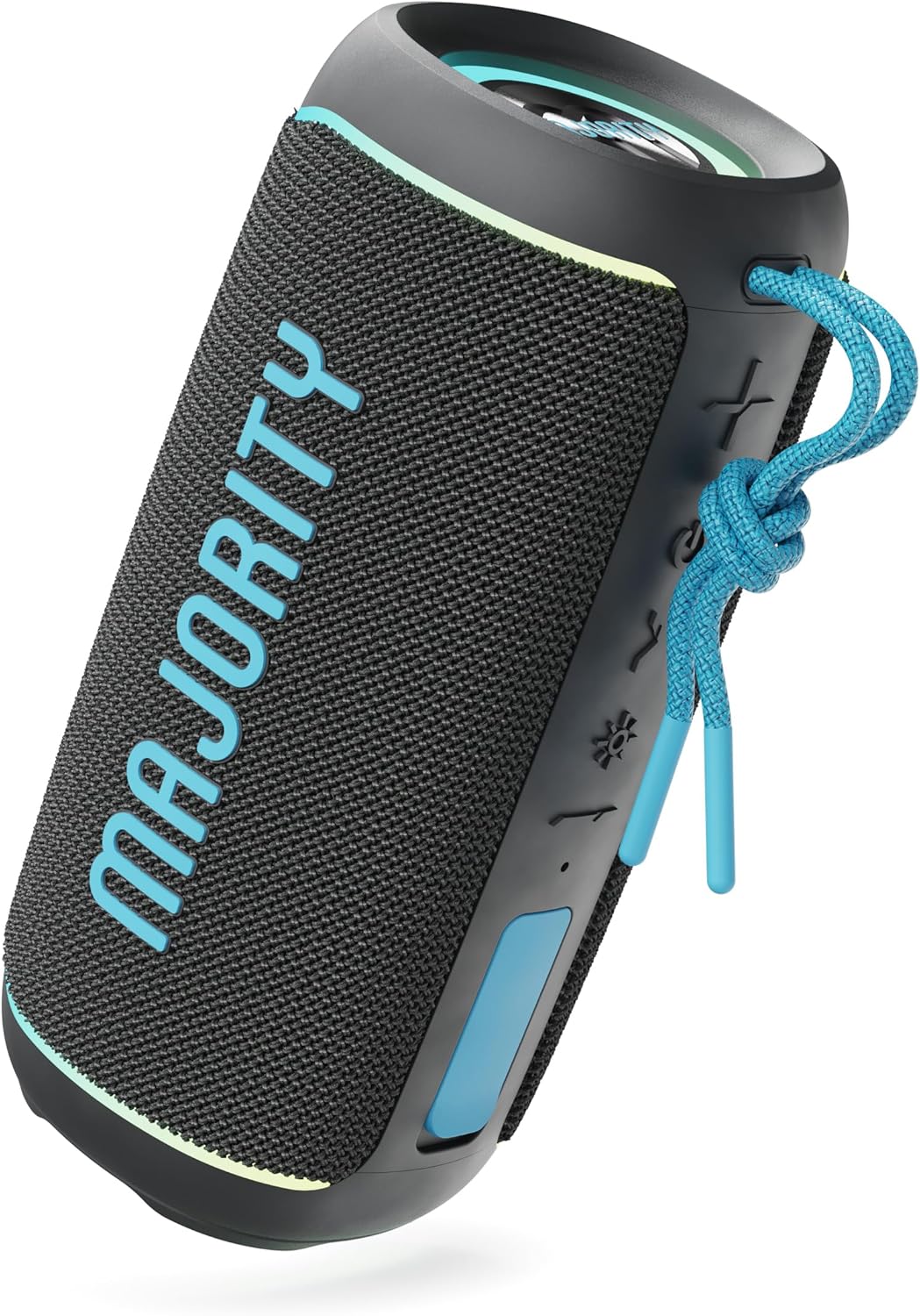 Majority MOVE 2 Rugged IPX67 Water Resistant 30W TWS RGB Bluetooth Speaker with LED Light Effects & 30H Long Lasting Battery Life