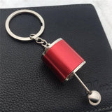 Racing Car Keychain with Brake Disc Design