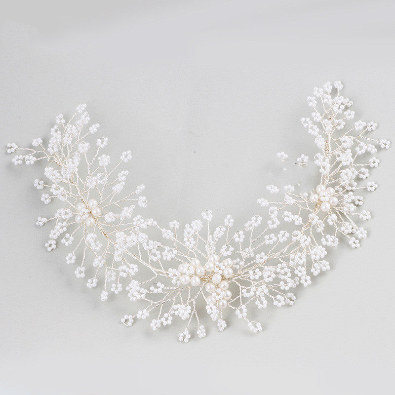 Pearl Hair Band for Wedding and Travel Photography Accessories