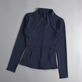Long Sleeve Slim-Fit Fitness Jacket