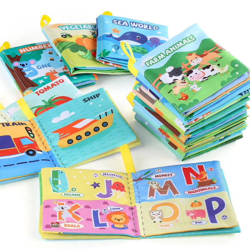 3D Baby Cloth Book Educational Toy Set - 9 Themes