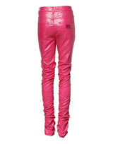 Dolce & Gabbana Pink Cotton High Waisted Skinny Denim Jeans