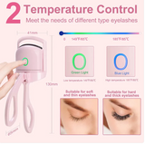 Rechargeable Portable Heated Eyelash Curler