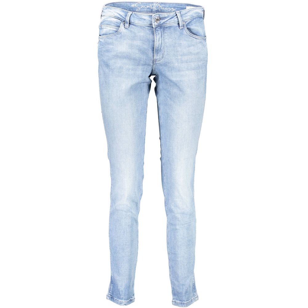 Guess Jeans Azzurro Organic Cotton Women's Jeans