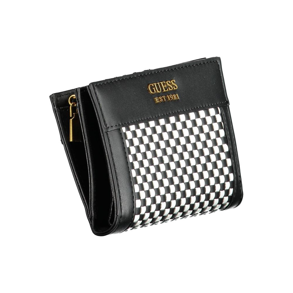 Guess Jeans Black Polyurethane Women Wallet