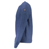 North Sails Blue Cotton Men Sweater