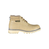 Carrera Beige Polyester Lace-Up Boots