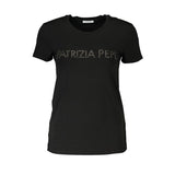 Patrizia Pepe Black Organic Cotton Women T-Shirt