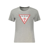 Guess Jeans Gray Organic Cotton Women Top