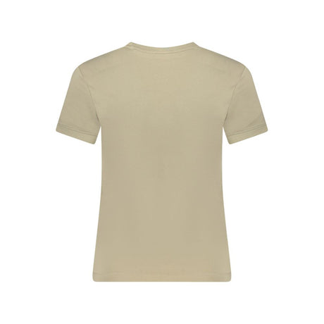 Guess Jeans Beige Cotton Women T-Shirt