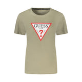 Guess Jeans Verde Cotton Women T-Shirt
