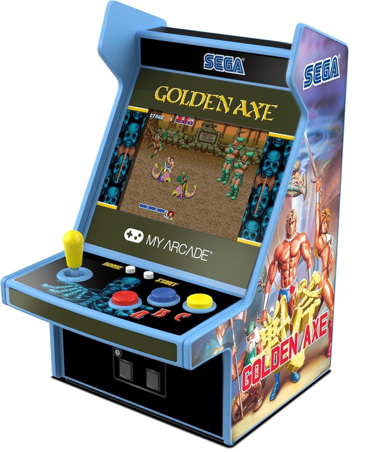 My Arcade Retro 6.8" (2.75") Micro Player Pro GOLDEN AXE PORTABLE (3 Games)