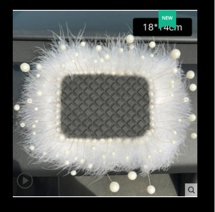 Large Creative Rhinestone Anti-Slip Car Dashboard Mat