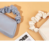 Portable Leather Cosmetic Bag with Handle - Travel Organizer