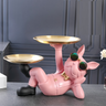 Decorative Double Plate Key & Storage Tray