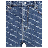 Alexander Wang Blue Cotton Bermuda Shorts