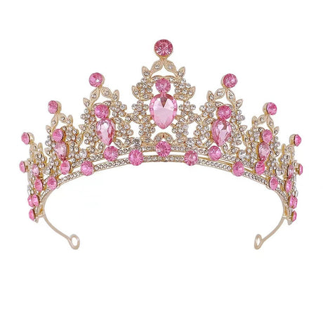 Luxury Rhinestone Bridal Crown Hair Accessory