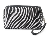 Fashionable Korean Makeup Bag with Zebra Design