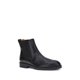 Tod's Black Calf Leather Bos Taurus Chelsea Boots