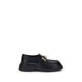 Tod's Black Rubber Platform Loafers