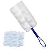 Duster Set for Swiff-er Duster 20 Count Heavy Duty Duster Refills Multi Surface Home Dirt Duster Set Cleaning Tools with 1 Handle for Cleaning Home & Car for Ceiling Fans(Size:20pcs)