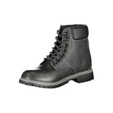 Fila Black Polyester Lace-Up Boots