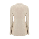 Rick Owens Beige Cotton Blazer
