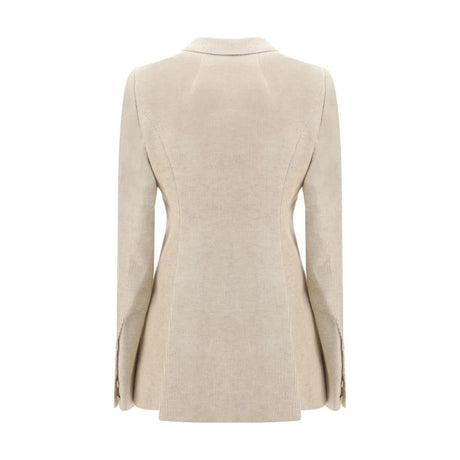 Rick Owens Beige Cotton Blazer