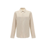 Rick Owens Cream Cotton Shirt