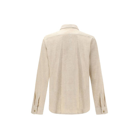 Rick Owens Cream Cotton Shirt