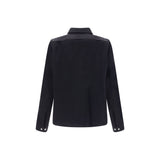 Rick Owens Black Fleece Wool Coat