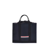 Thom Browne Blue Calf Leather Bos Taurus Handbag