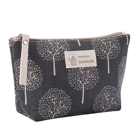 Animal Plant Print Makeup Toiletry Bag for Women