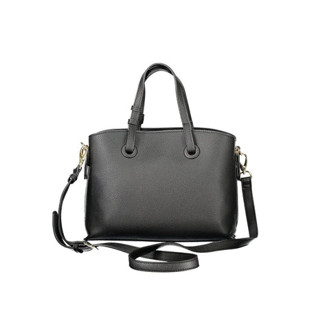 Mario Valentino Black Polyurethane Women's Bag
