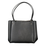 Guess Jeans Nero Poliuretano Women Handbag