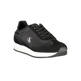 Calvin Klein Nero Leather Women Sneaker