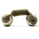 Pet Toy - Cotton Rope Tennis Ball for Chewing Dogs