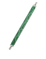 Dolce & Gabbana Black Green Exotic Leather Bag Shoulder Strap