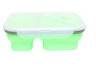Rectangular Food Storage Container with 2 Compartments